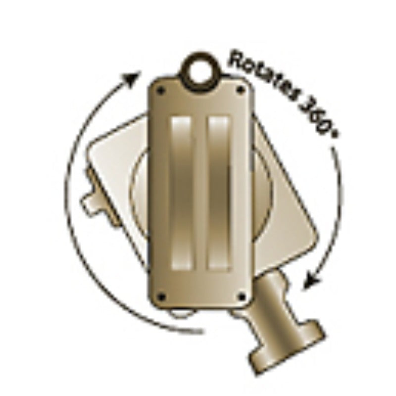 Gear Keeper 360 graden roterende riemclip ook wel clamp-on beltclip genoemd die is gemaakt van kunststof