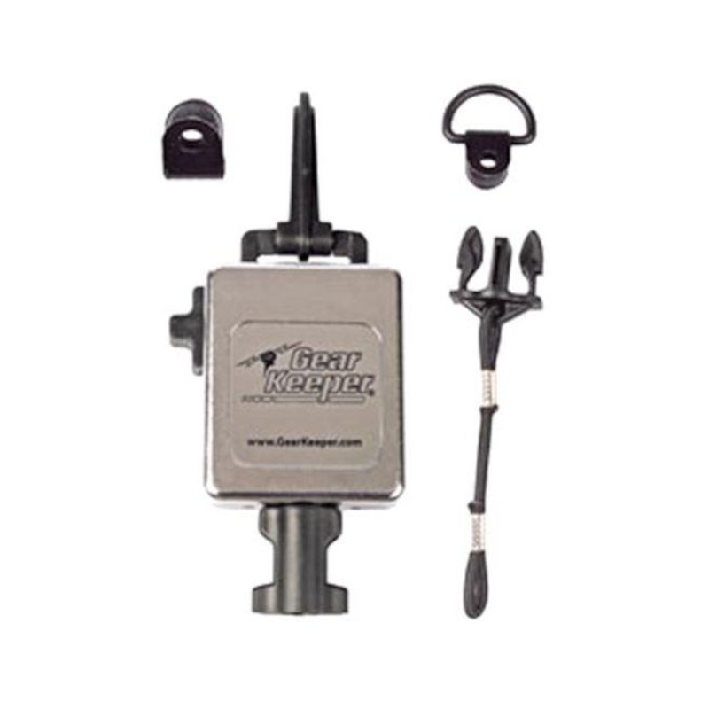 Gear Keeper RT3-4712 microfoon retractors in chrome design met meegeleverde accessoires