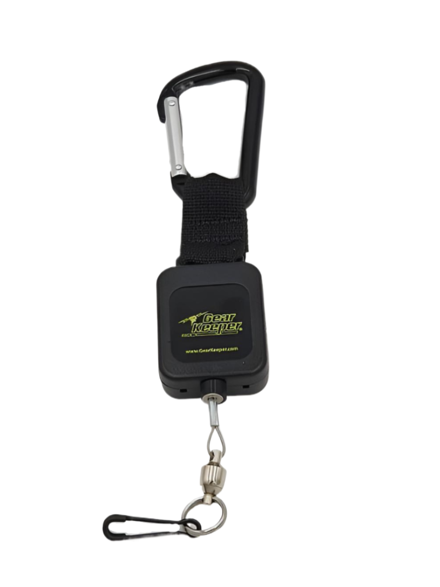 Gear Keeper RT4-3612 SWRCA heavy duty retraxtor met karabijnhaak, nomex webbing en aan de uiteinde van de uittrekbare rvs lijn een swivel met splitring en haak