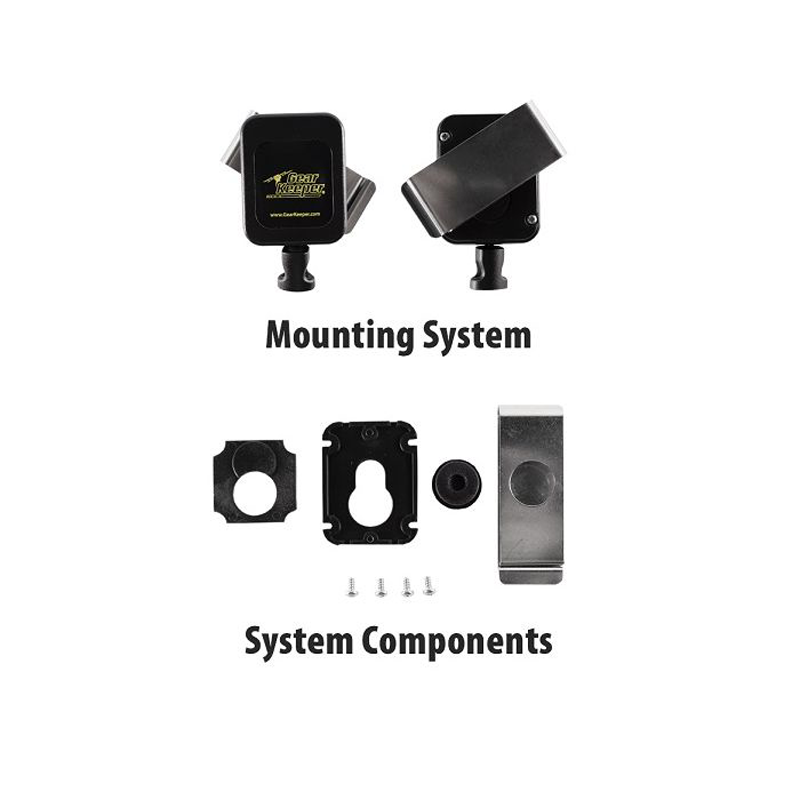 Roestvrij stalen riemclip AC0-2002 die geschikt is voor RT2 en RT4 retractors van Gear Keeper