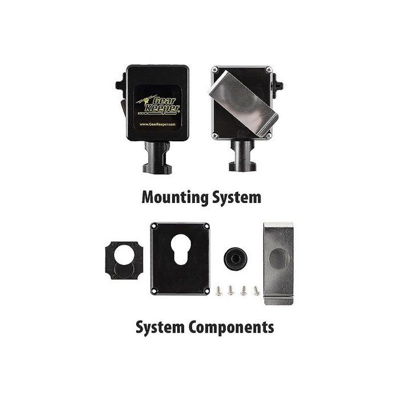 Gear Keeper AC0-2012 extra brede roterende roestvrij stalen riemclip voor RT3 retractors