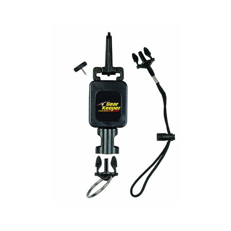 Gear Keeper RT4-5973 retractor voor de duiksport met snapclip en schroefpin bevestiging en meegeleverde quick connect-2 accessoires  
