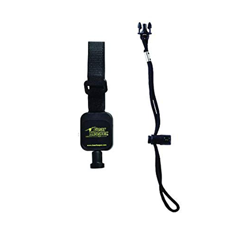 Gear Keeper RT5-5601 retractor die dient als veiligheidslijn voor bouwhelmen en veiligheidshelmen zodat deze niet van grote hoogte naar beneden kunnen vallen