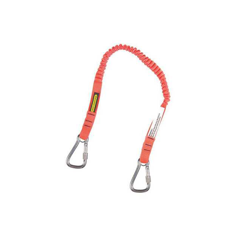 Gear Keeper TL1-3021 tooltether veiligheidslijn voor gereedschap met aan beide kanten een roestvrij stalen karabijnhaak