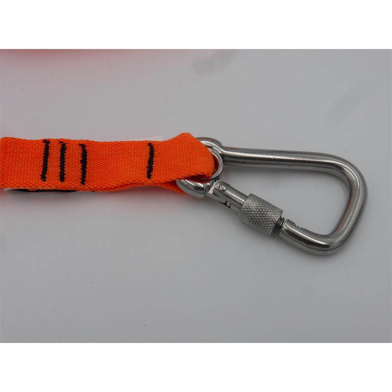 Gear Keeper TL1-3025 tool tether met een roestvrij stalen karabijnhaak met vergrendeling voor het veilig werken op hoogte