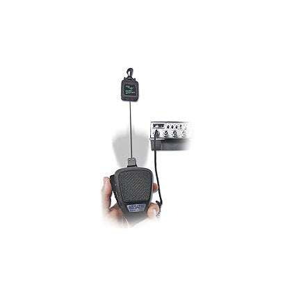 Gear Keeper handige retractor voor handmicrofoons van een 27MHz CB of mobiele UHF, VHF transceiver in een voertuig 