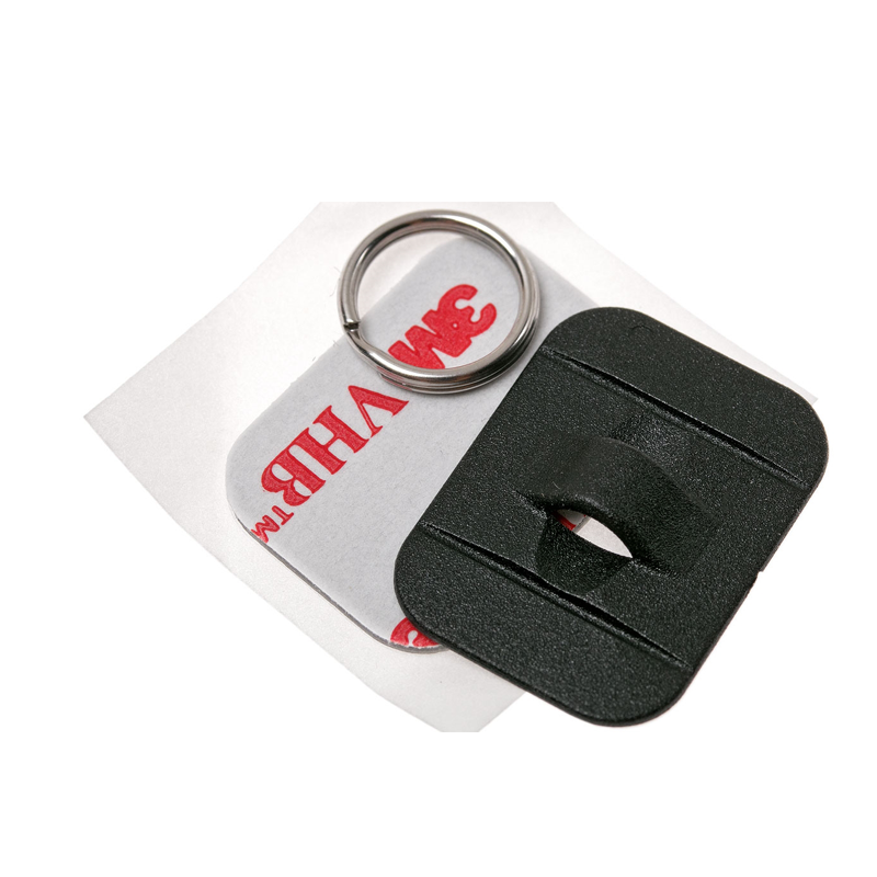 Gear Keeper 3M bevestigingsset bestaande uit een zelfklevende pad, een pad eye en een splitring