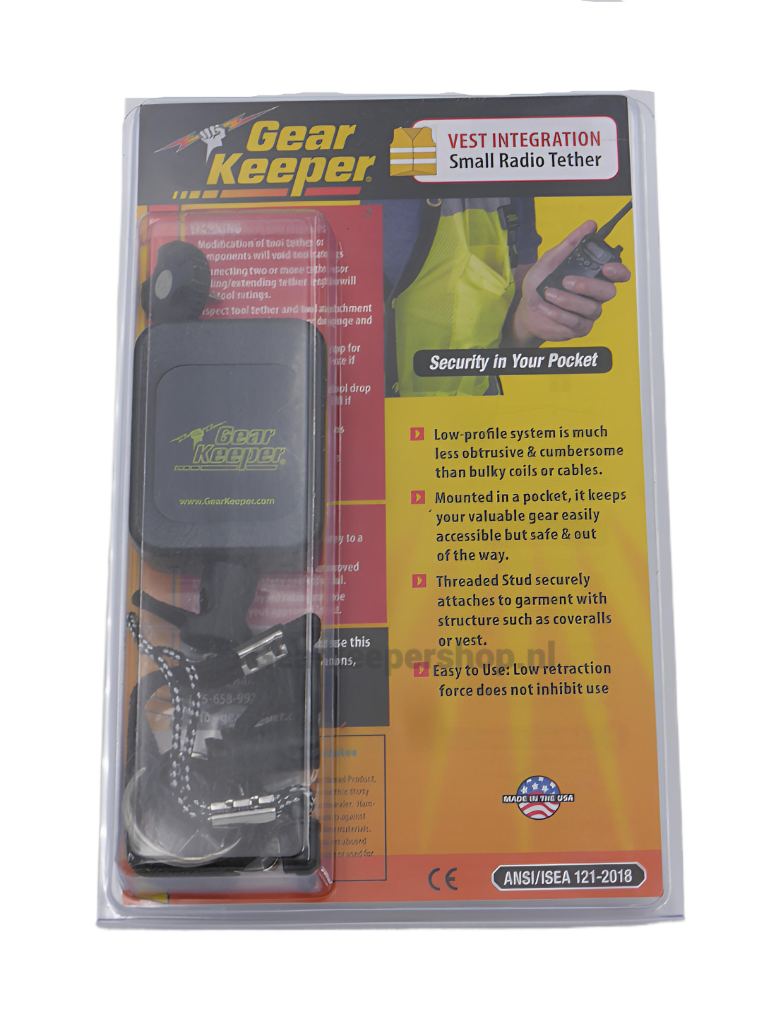 Gear Keeper RT4-5322 veiligheidsvest retractor in de originele verpakking