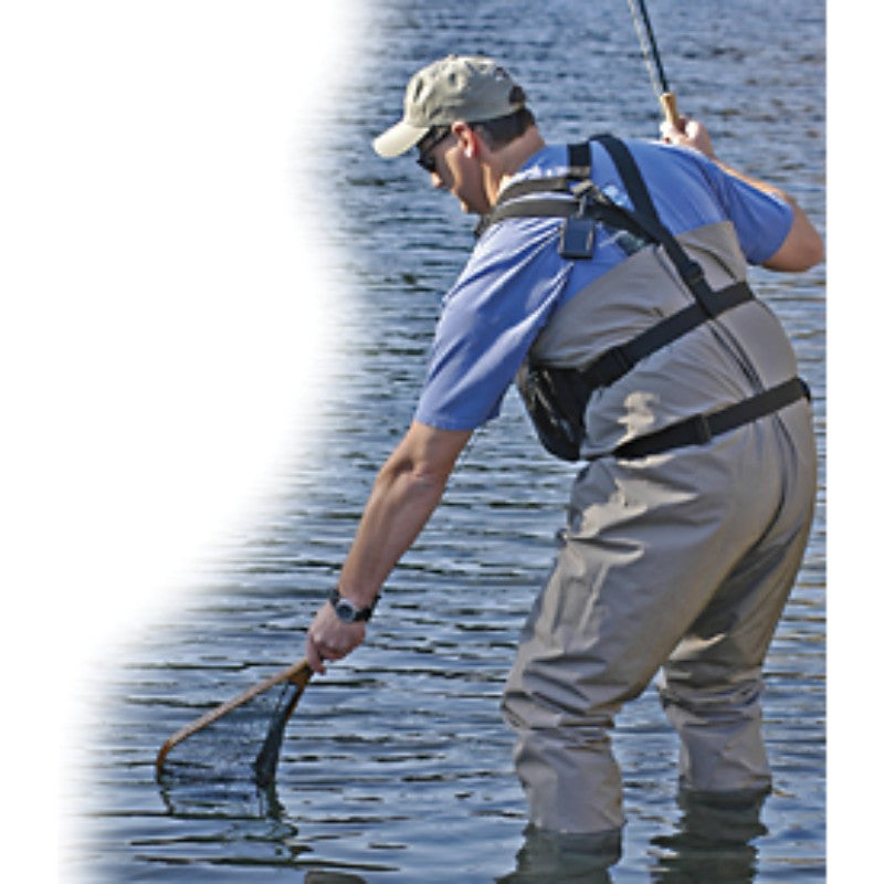 Gear keeper retractors voor de hengelsport om je schepnet of waadstok aan te bevestigen