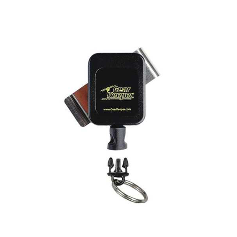 Gear Keeper RT4-5850-E retractor met een extra brede roestvrij stalen roterende riemclip van 5,7cm breed