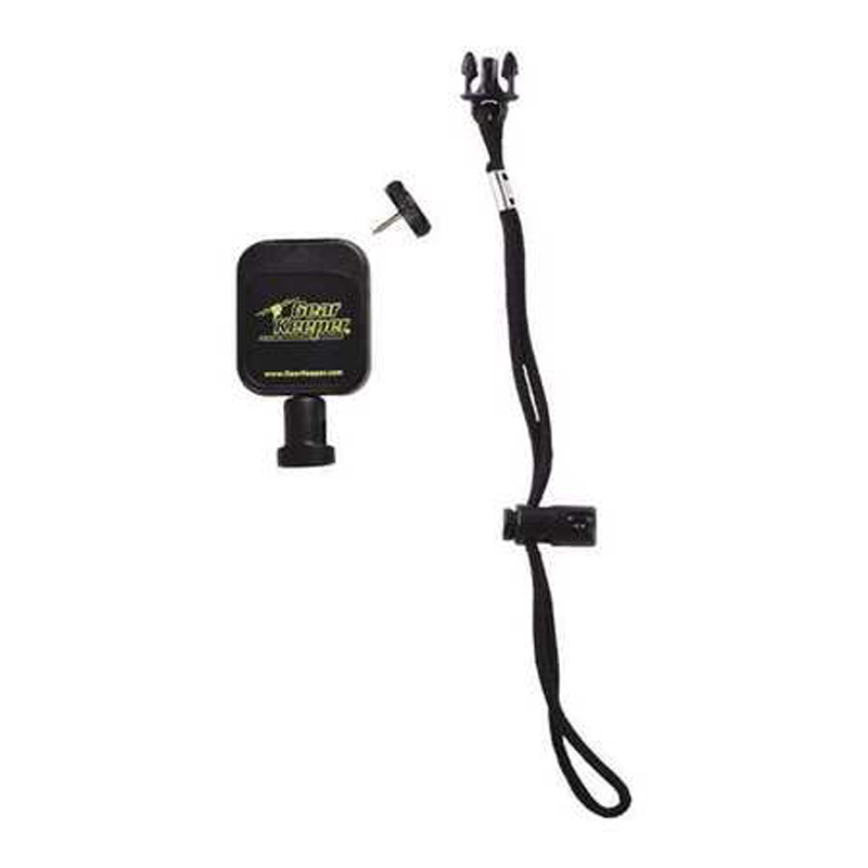 Gear Keeper RT5-5602 retractor met kevlar lijn van 36cm en schroefpin bevestiging ter voorkoming van vallende veiligheidshelmen en bouwhelmen