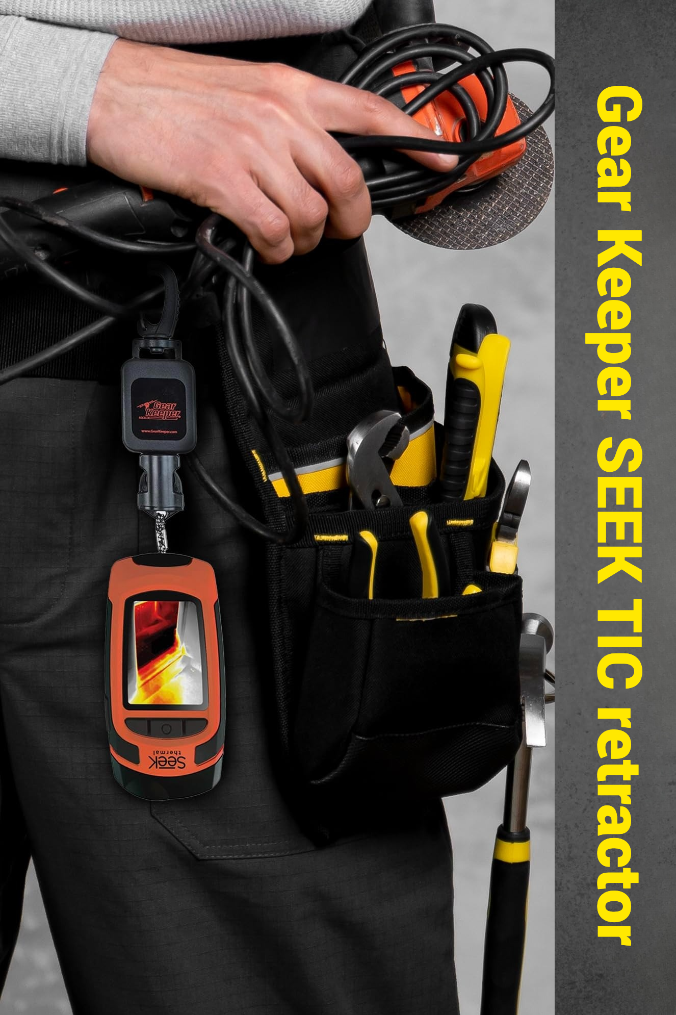 Gear Keeper SEEK TIC hittebestendige retractors voor warmtebeeldcamera's van de brandweer en reddingsdiensten