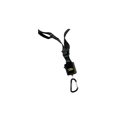 Gear Keeper TL1-1068 verstelbare schouderband met daaraan een RT3 retractor en een aluminium kaabijnhaak van 7,6 cm voor gebruik van barcodes en instrumenten in warehouse, magazijn en distributiecentra