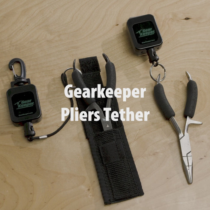 Gear Keeper video met uitleg over retractors voor vistangen en andere tangen 