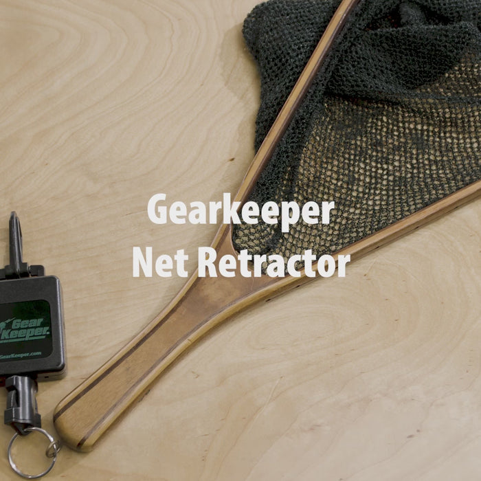 Video met uitleg over visnet retractors van Gear Keeper in de Gearkeepershop