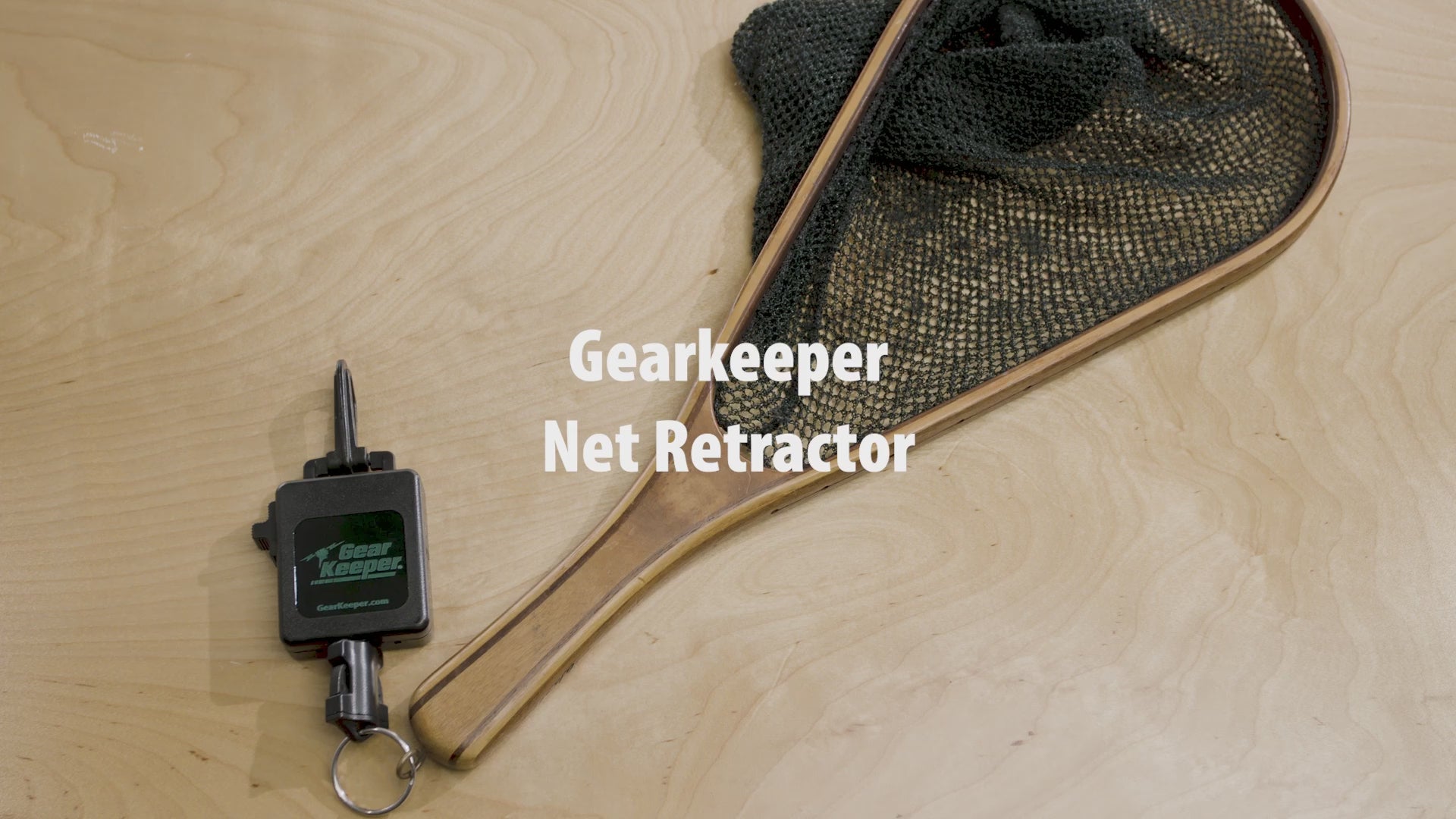 Video met uitleg over visnet retractors van Gear Keeper in de Gearkeepershop